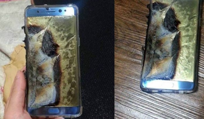 Note 7 patladı